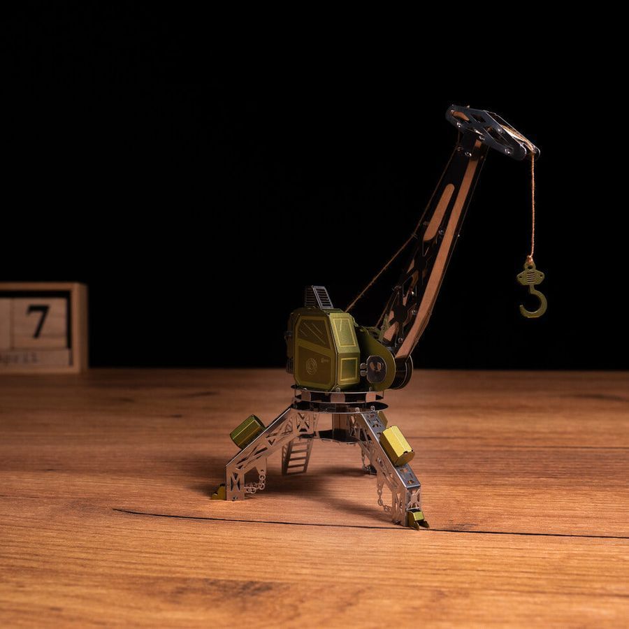 Механічний 3D-пазл Metal Time Портовий Кран Mighty Machine