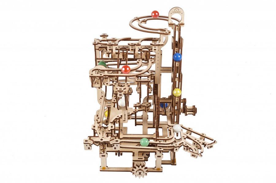 Механічний 3D пазл модель Марбл-траса Багаторівневий підйомник UGEARS, х1