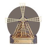 Механічний 3D-пазл Leguai Вітряк 119 деталей