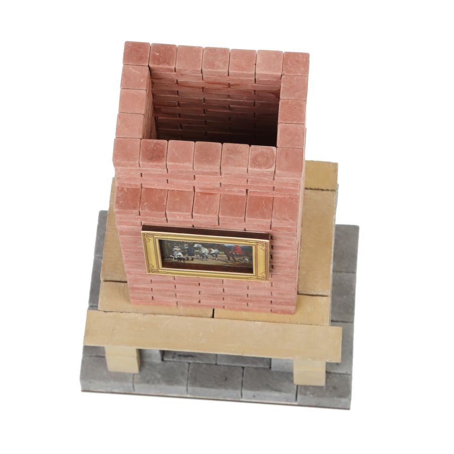 Керамічний конструктор з міні-цеглинок Fireplace. Камін
