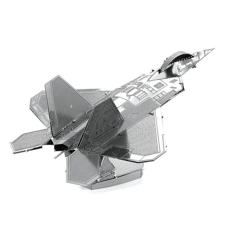 Металевий 3D-пазл Літак F-22