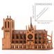 Конструткор дерев'яний Собор Паризької Богоматері Notre Dame WOODEN.CITY