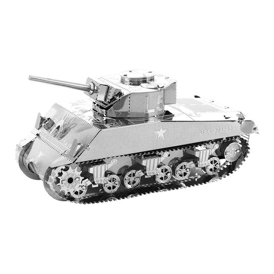 Металевий 3D-пазл Sherman Tank