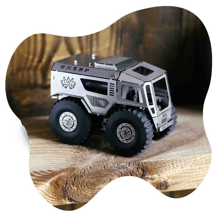 Металевий механічний 3D-пазл Time4Machine Всюдихід Sherp