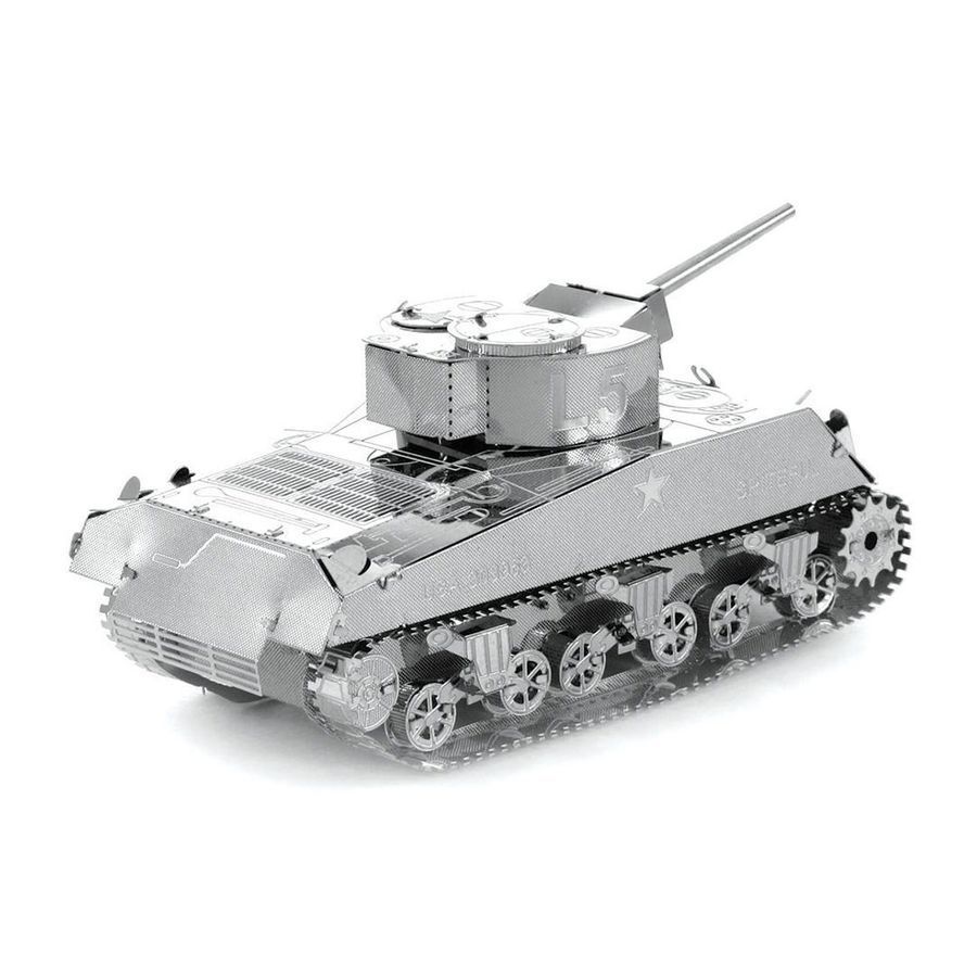 Металевий 3D-пазл Sherman Tank