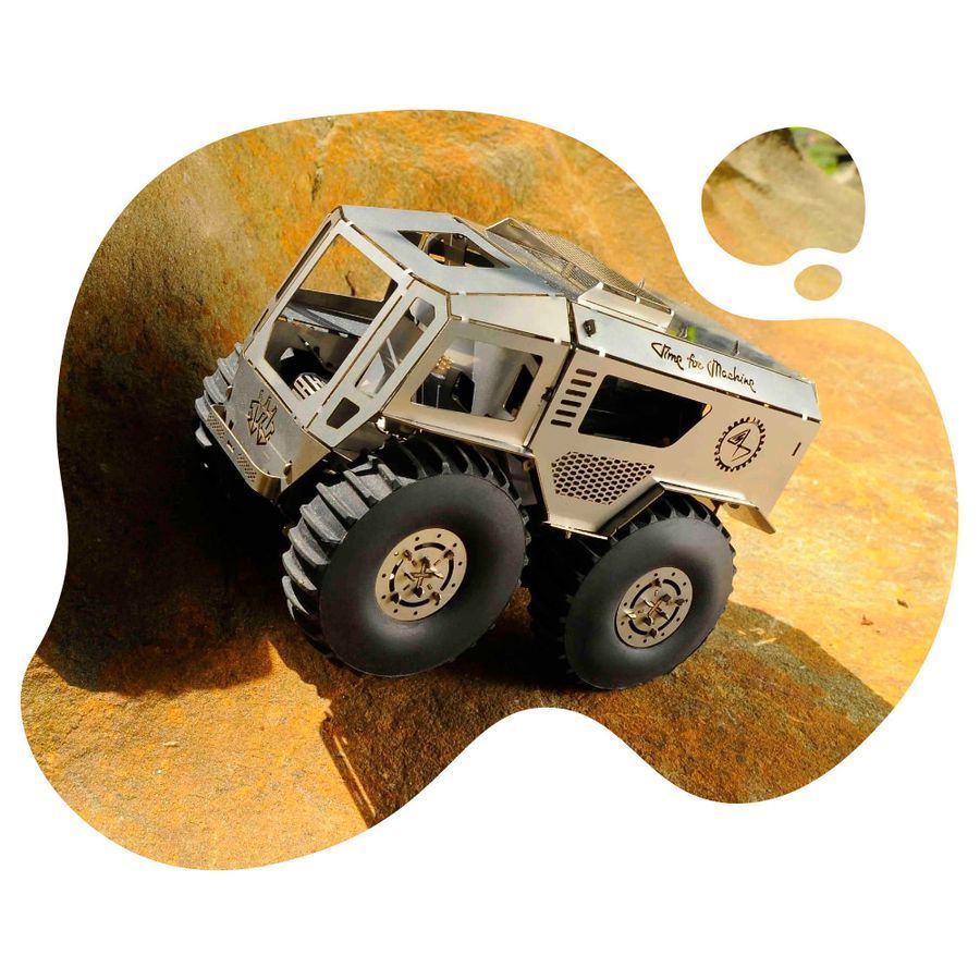 Металевий механічний 3D-пазл Time4Machine Всюдихід Sherp