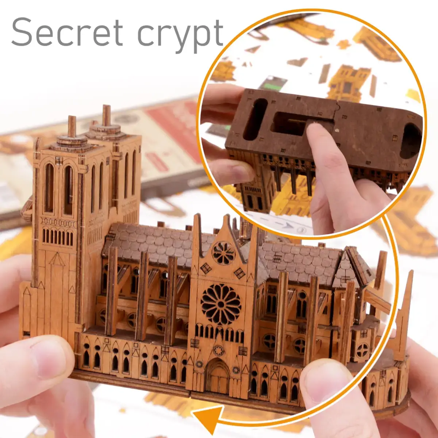 Конструткор дерев'яний Собор Паризької Богоматері Notre Dame WOODEN.CITY