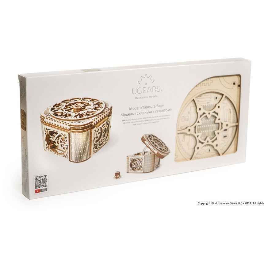 Механічний 3D пазл Шкатулка з секретом UGEARS