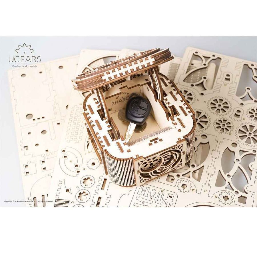 Механічний 3D пазл Шкатулка з секретом UGEARS