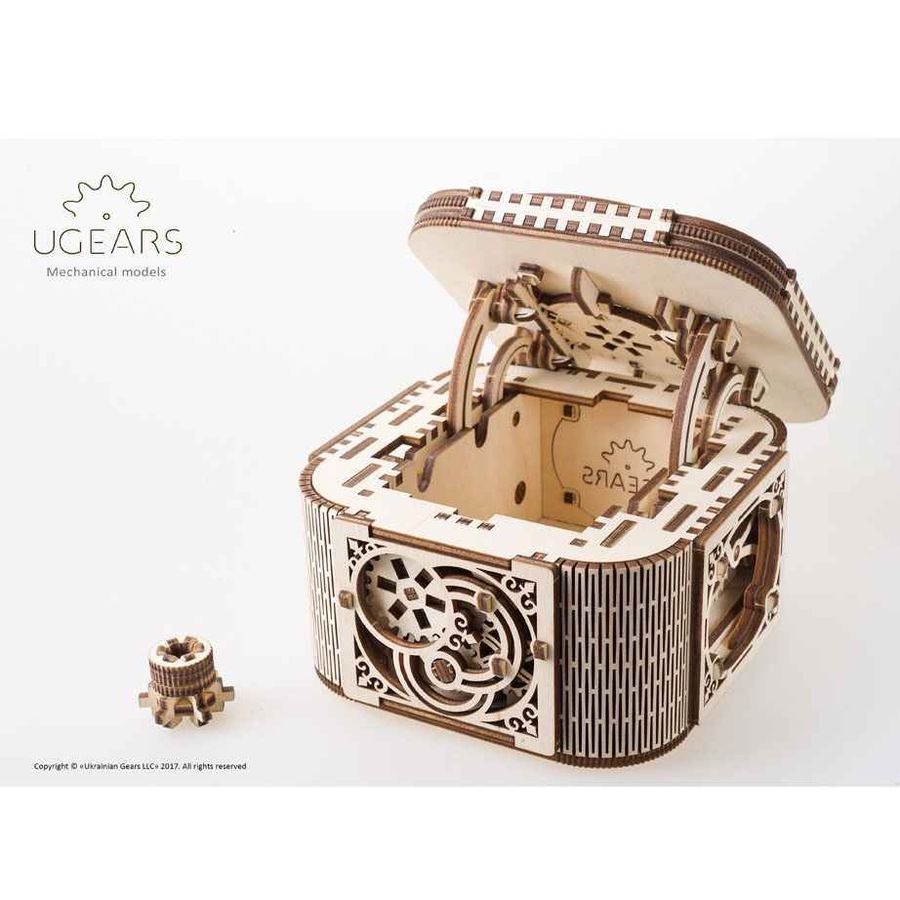 Механічний 3D пазл Шкатулка з секретом UGEARS