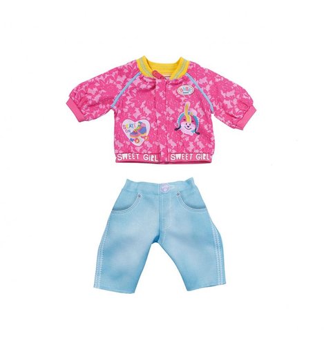 Набор одежды для куклы BABY born - Кэжуал сестрички (розовый)