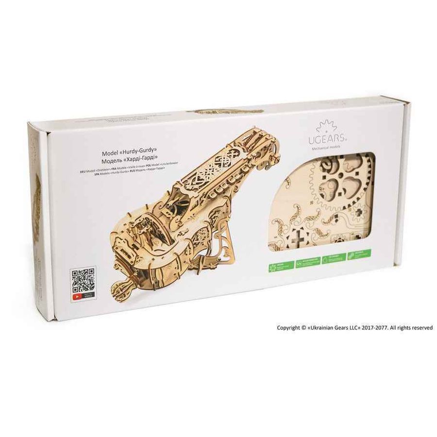 Механічний 3D пазл Музична модель Харді-Гарді UGEARS