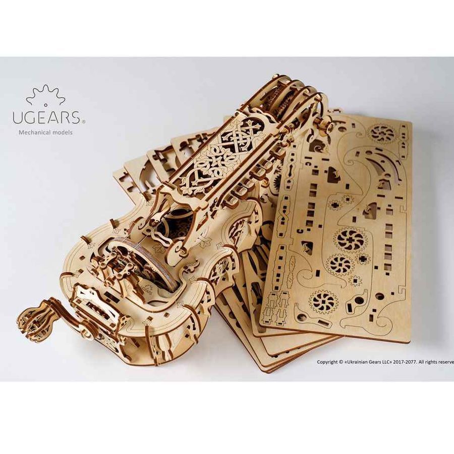 Механічний 3D пазл Музична модель Харді-Гарді UGEARS