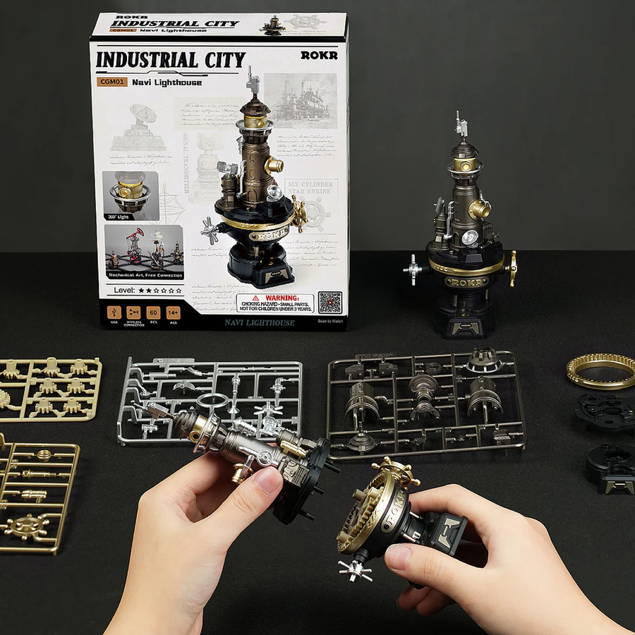 Механічний 3D пазл Маяк Navi Lighthouse Robotime