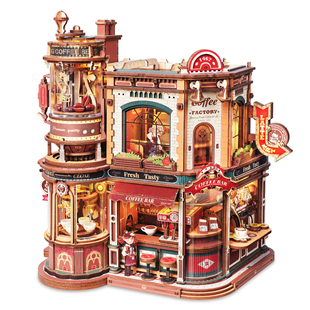 Механічний 3D пазл музична скринька Dream Coffee Factory Robotime