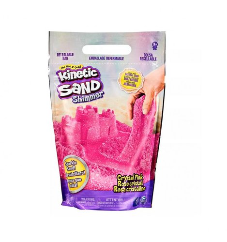 Песок для детского творчества - Kinetic Sand Розовый блеск, Розовый