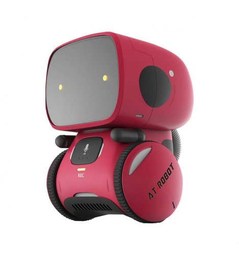 Интеракт. робот с голосовым управлением – AT-Rоbot (жёл., укр.), Красный