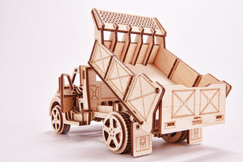 Механічний 3D пазл Вантажівка Wood Trick
