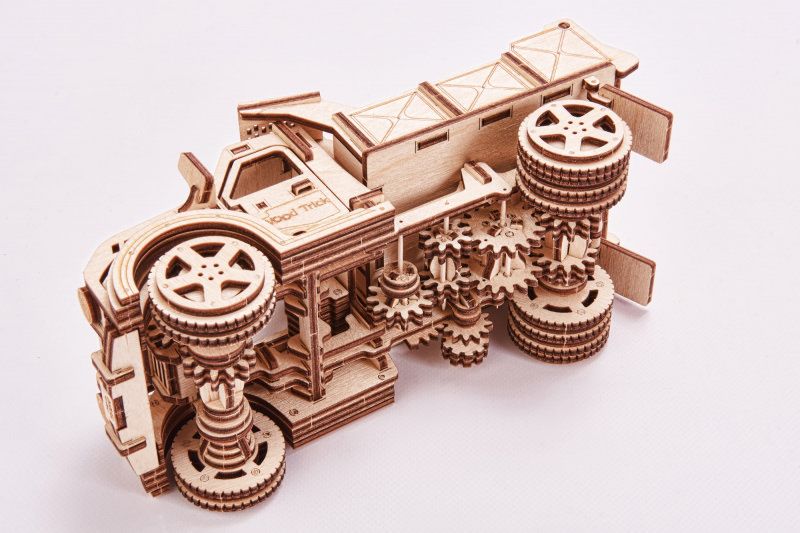 Механічний 3D пазл Вантажівка Wood Trick