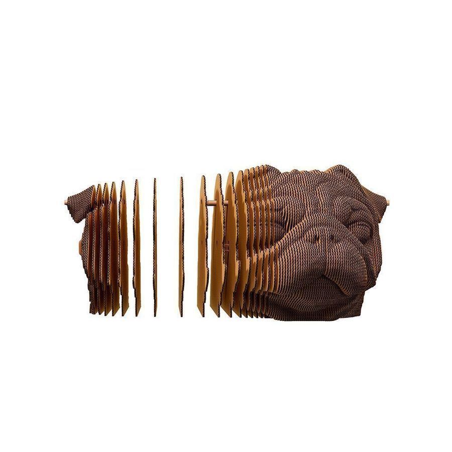 Картонний 3D пазл Pug