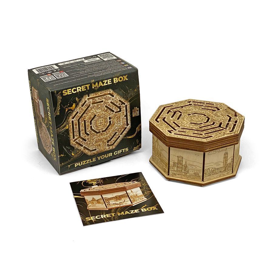 Головоломка-сейф EscWelt Secret Maze Box