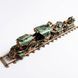 Механічний 3D пазл Бронепотяг Steampunk Train зелений