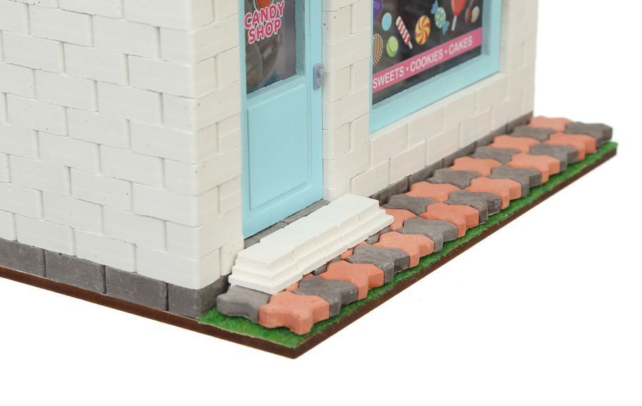 Керамічний конструктор з міні-цеглинок Candy shop. Крамниця солодощів