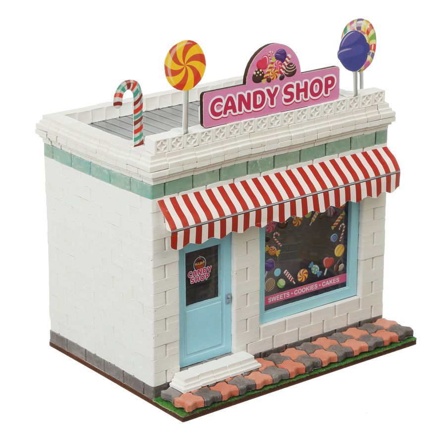 Керамічний конструктор з міні-цеглинок Candy shop. Крамниця солодощів