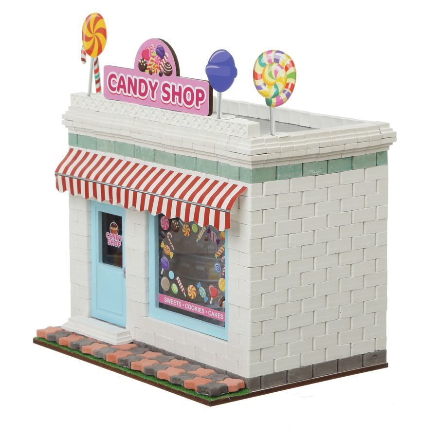 Керамічний конструктор з міні-цеглинок Candy shop. Крамниця солодощів