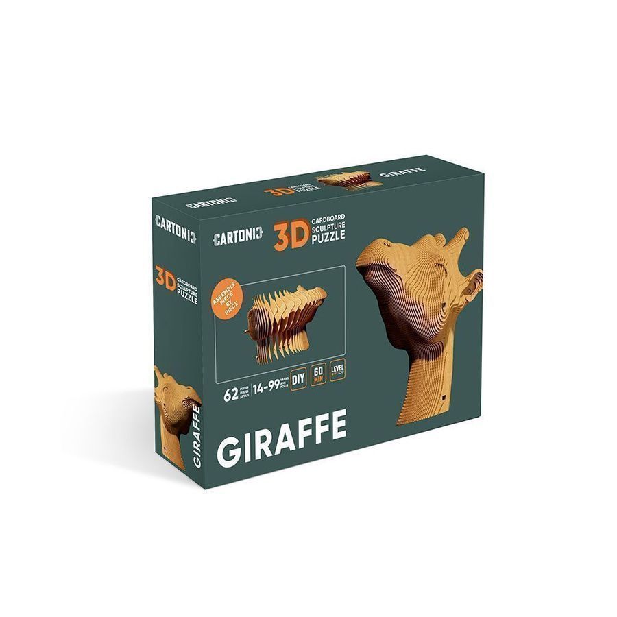 Картонний 3D пазл GIRAFFE