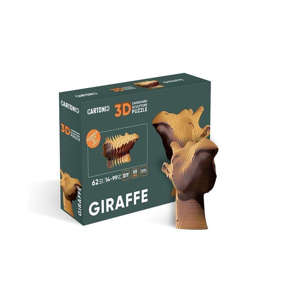 Картонний 3D пазл GIRAFFE