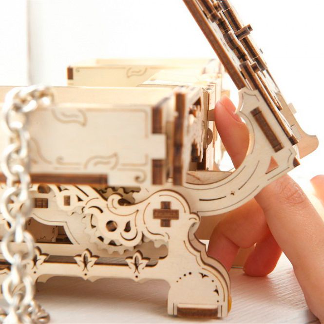 Механічний 3D пазл Антикварні шкатулка UGEARS