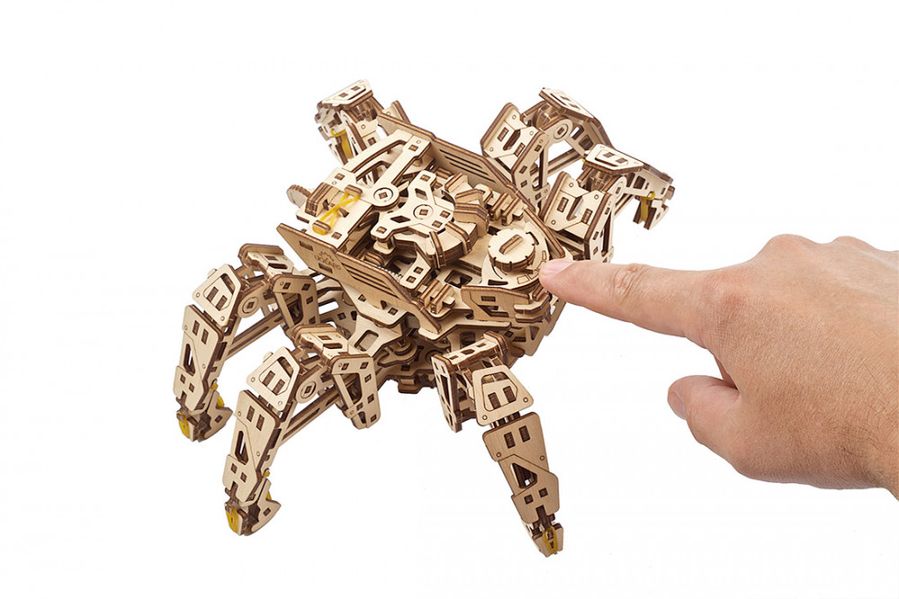 Механічний 3D пазл Гексапод Дослідник (робот-павук) UGEARS