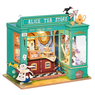 Конструктор-румбокс Alice's Tea Store Robotime