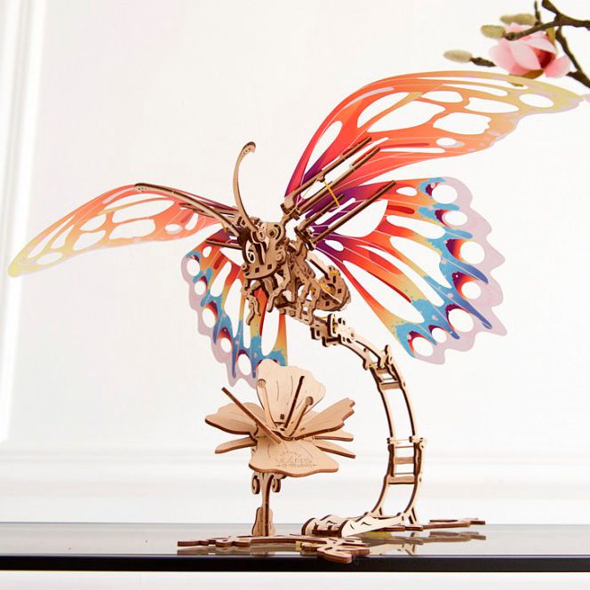 Механічний 3D пазл Метелик UGEARS