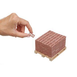 Набір червоних цеглинок 23x11x5 мм