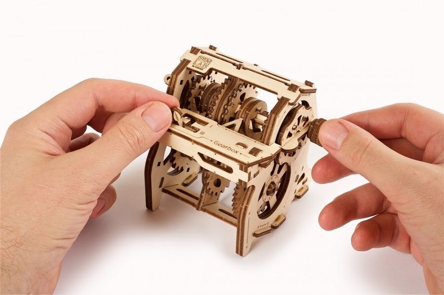 Механічний 3D пазл STEM-модель Коробка передач UGEARS
