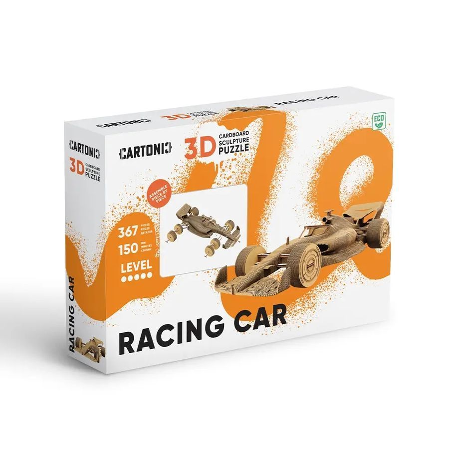 Картонний 3D пазл Racing Car