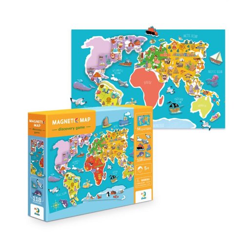Магнитный пазл Dodo Карта Мира