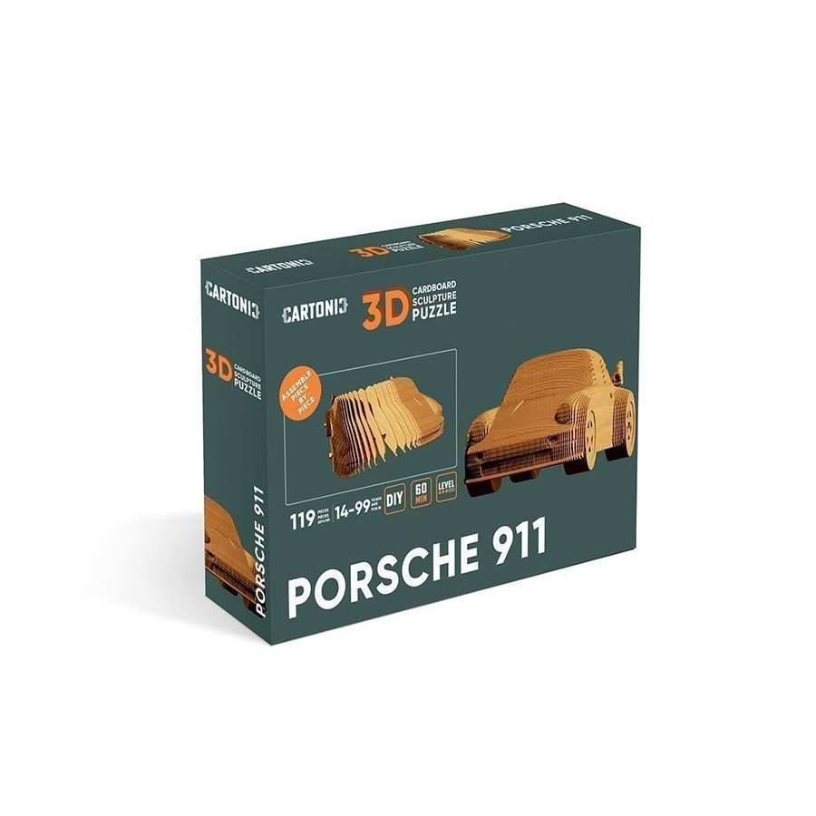 Картонний 3D пазл PORSCHE 911