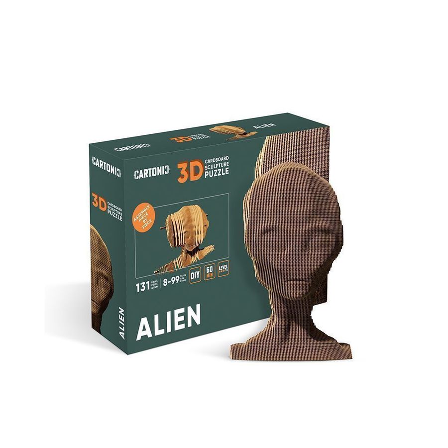 Картонний 3D пазл ALIEN