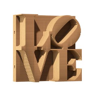 Картонний 3D пазл LOVE