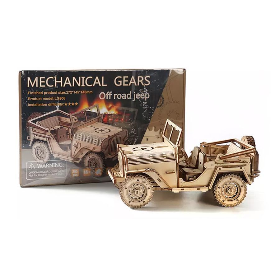 Механічний 3D-пазл Leguai Джип 395 деталей