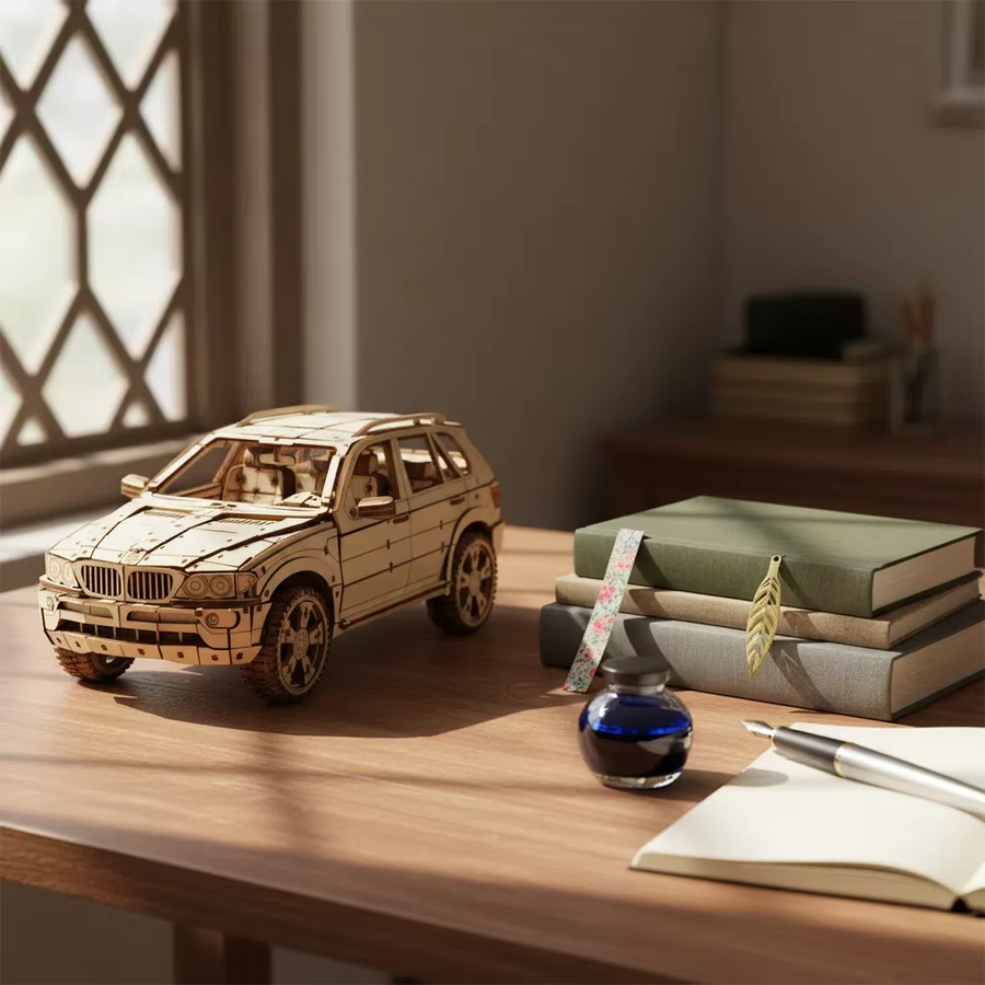 Дерев'яний 3D-пазл конструктор BMW X5