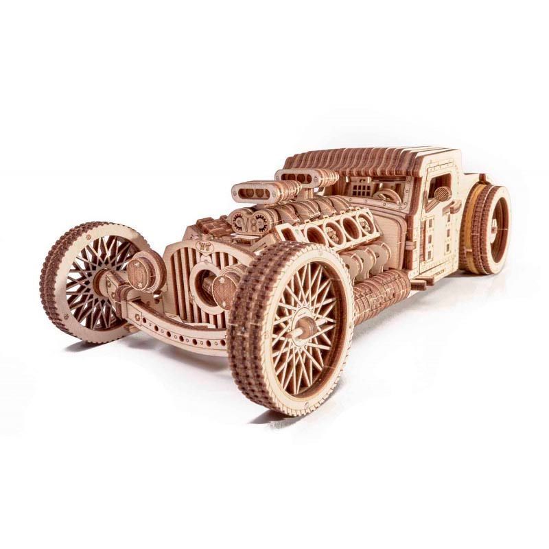 Механічний 3D пазл Хот Рід Wood Trick
