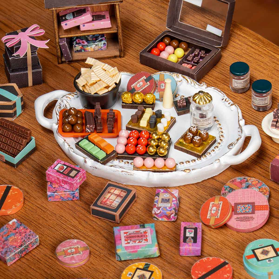 Конструктор-румбокс Henry's Chocolate Robotime | Шоколадниця Генрі