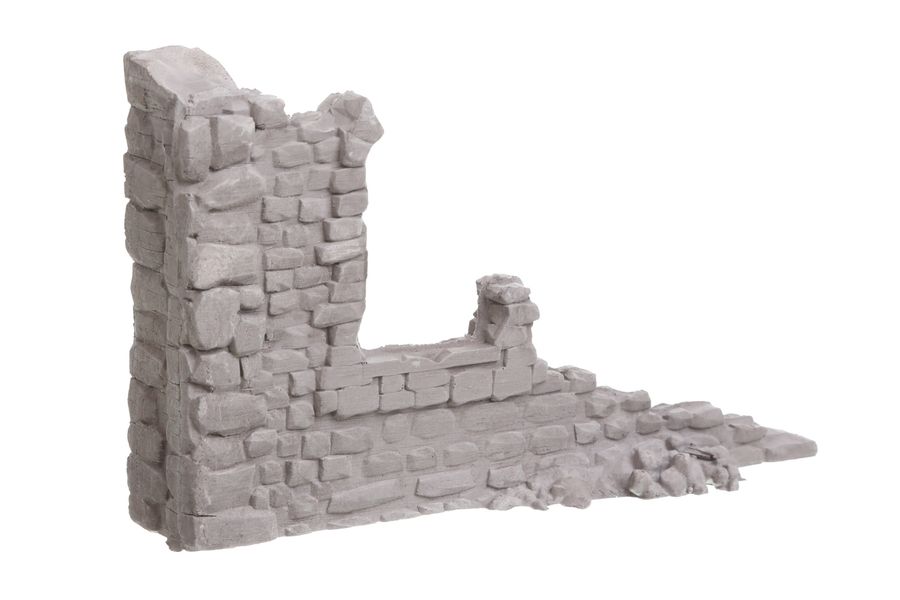 Набор кирпичиков Стена для диорам, руины города №3