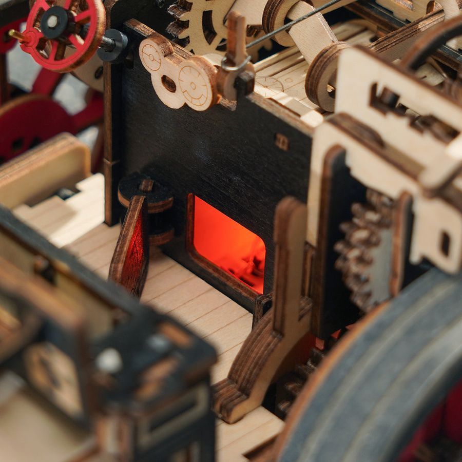 Механічний 3D пазл парова машина Robotime | Steam&nbsp;Engine