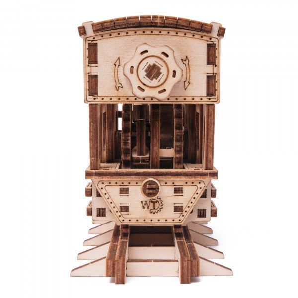 Механічний 3D пазл Паровозик чаг-чаг Wood Trick
