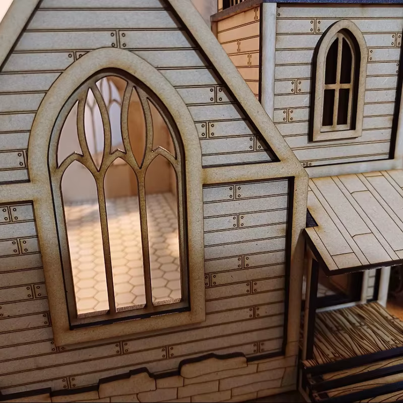 Дерев'яний 3D-пазл конструктор Церква